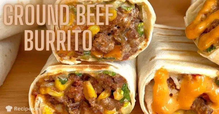 Ground beef burrito recipe