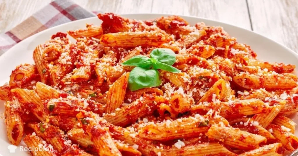 Red sauce pasta